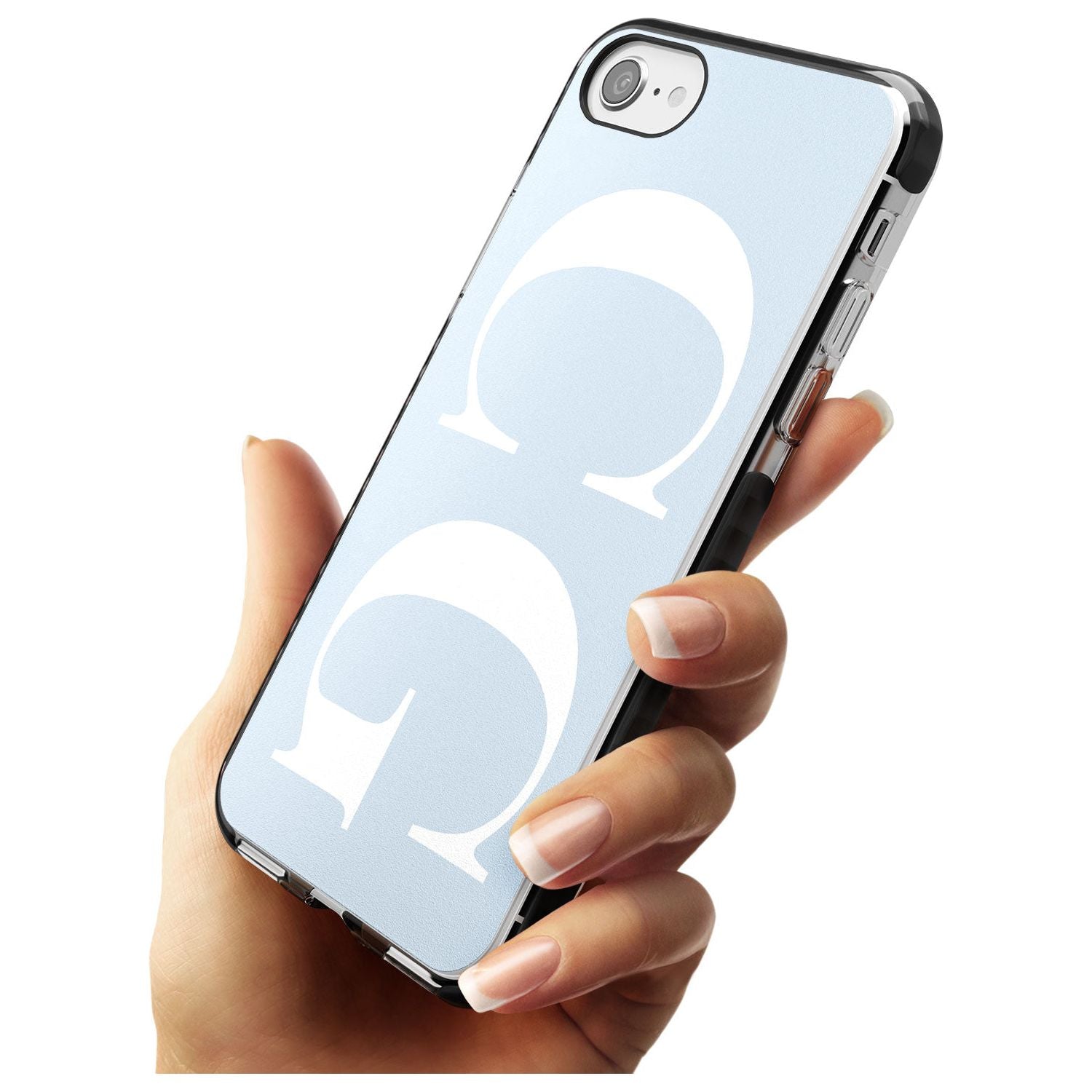 White & Blue Personalised iPhone Case Custom Phone Case - Case Warehouse