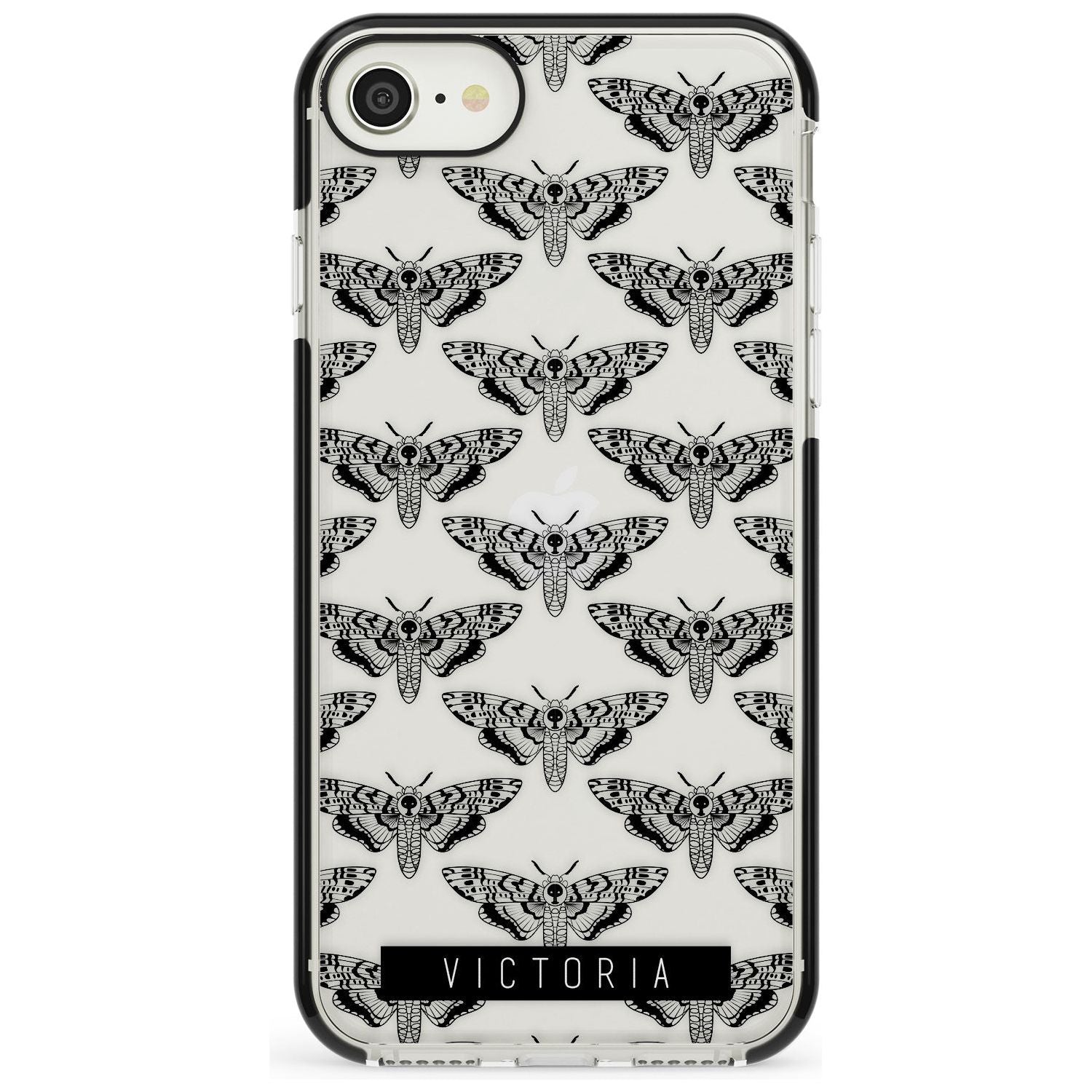 Customised Hawk Moth Pattern iPhone Case Custom Phone Case - Case Warehouse