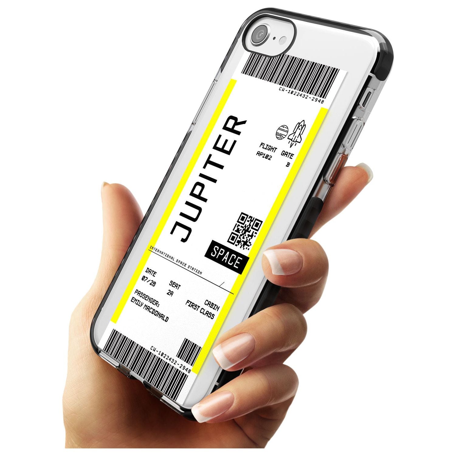Jupiter Travel Ticket iPhone Case Custom Phone Case - Case Warehouse