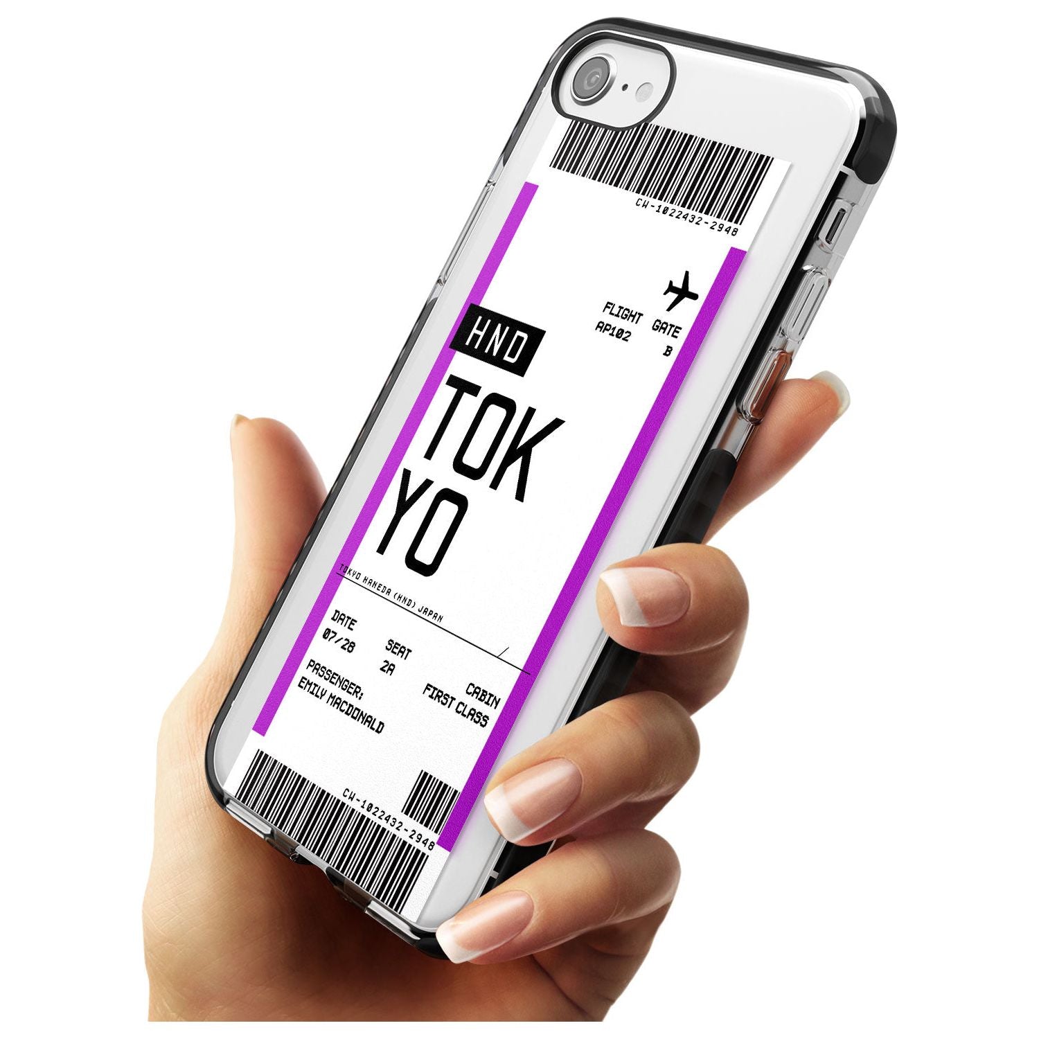 Tokyo Boarding Pass iPhone Case Custom Phone Case - Case Warehouse