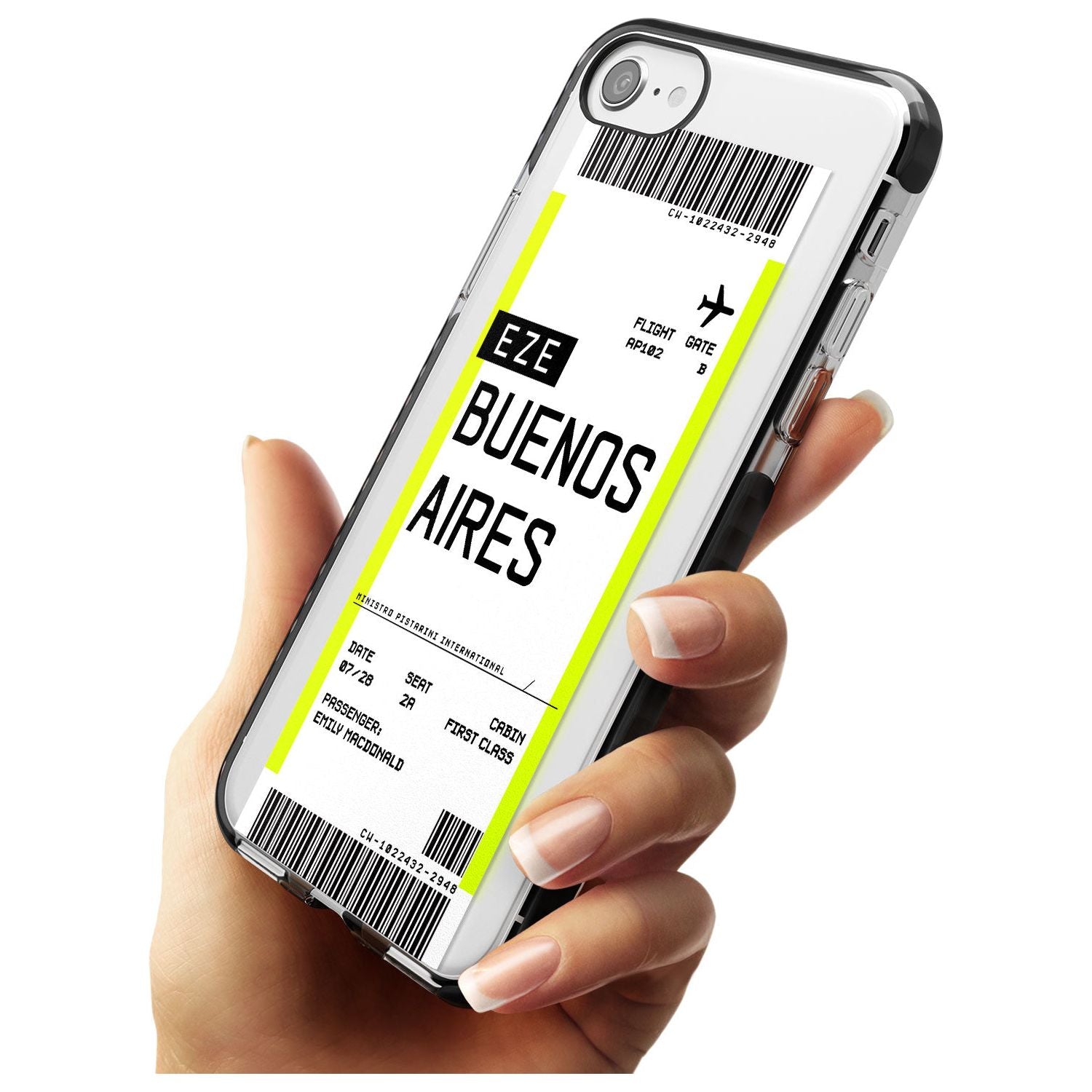Buenos Aires Boarding Pass iPhone Case Custom Phone Case - Case Warehouse