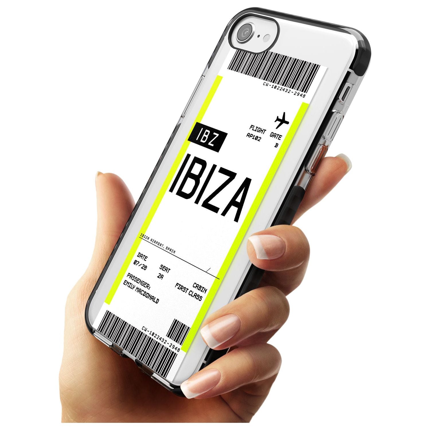Ibiza Boarding Pass iPhone Case Custom Phone Case - Case Warehouse