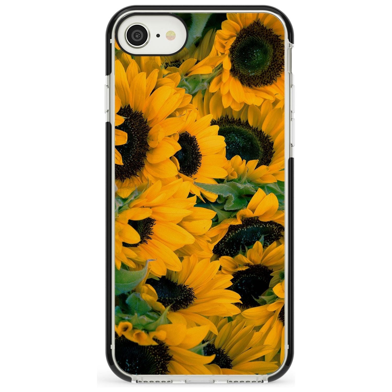 Sunflowers iPhone Case Black Impact Phone Case - Case Warehouse