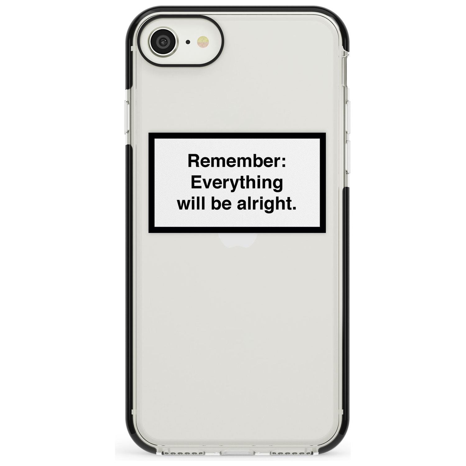 'Everything Will Be Alright' iPhone Case Black Impact Phone Case - Case Warehouse