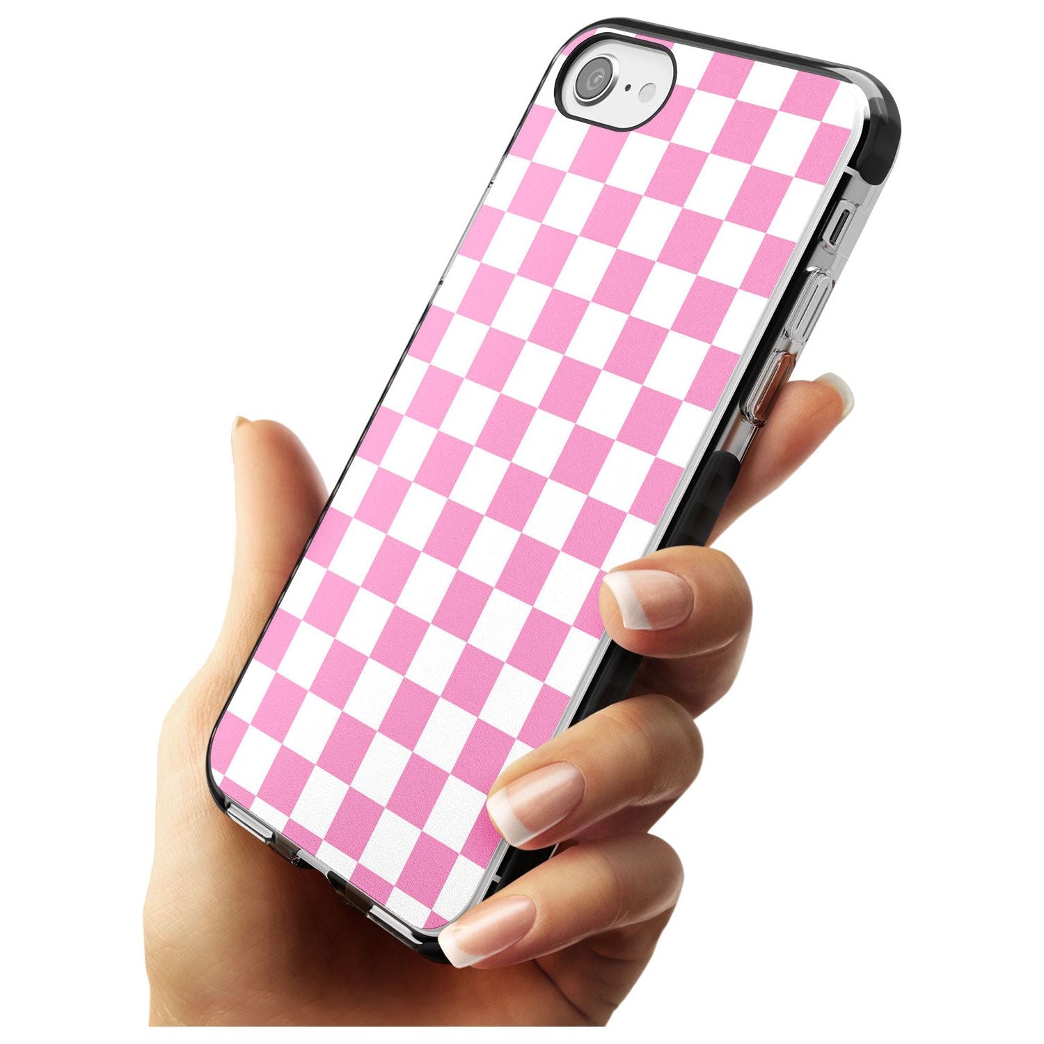 Pink Checkered iPhone Case Phone Case - Case Warehouse