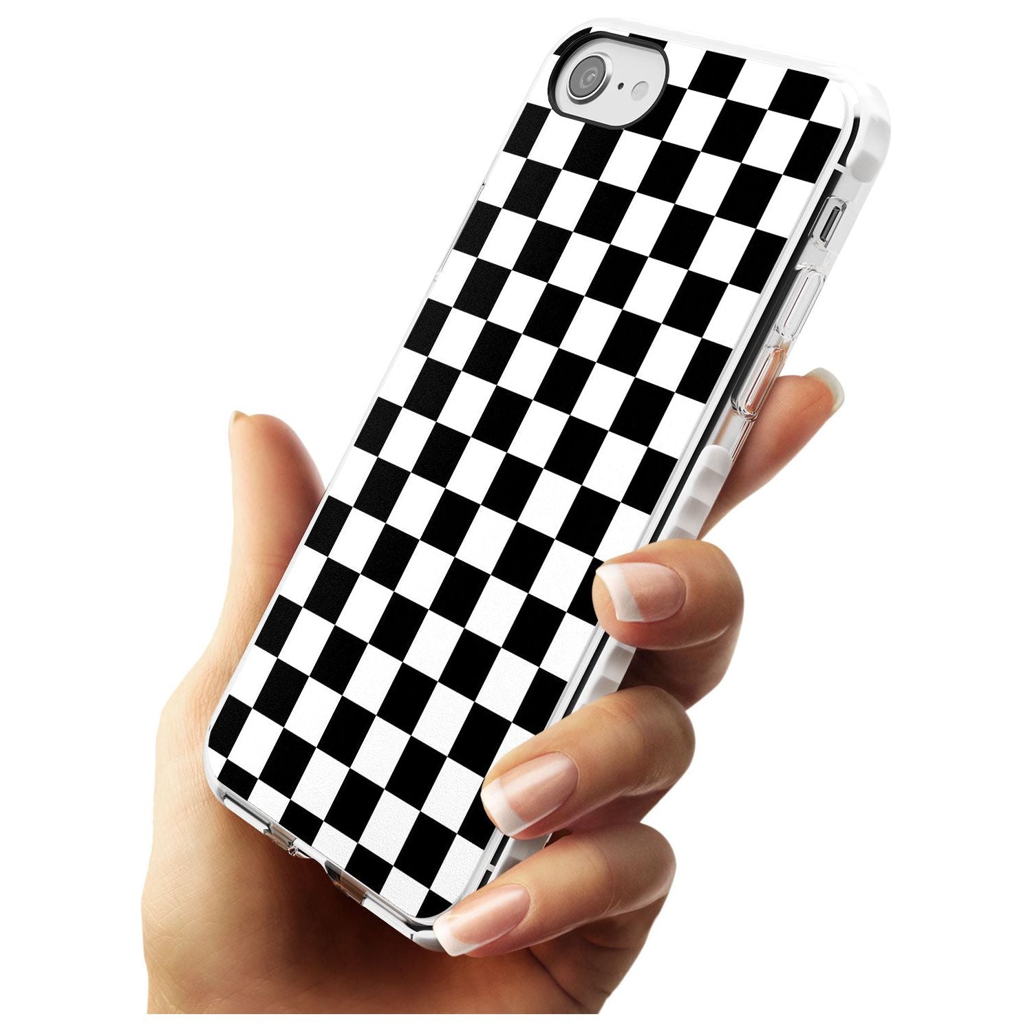Black Checkered iPhone Case Phone Case - Case Warehouse
