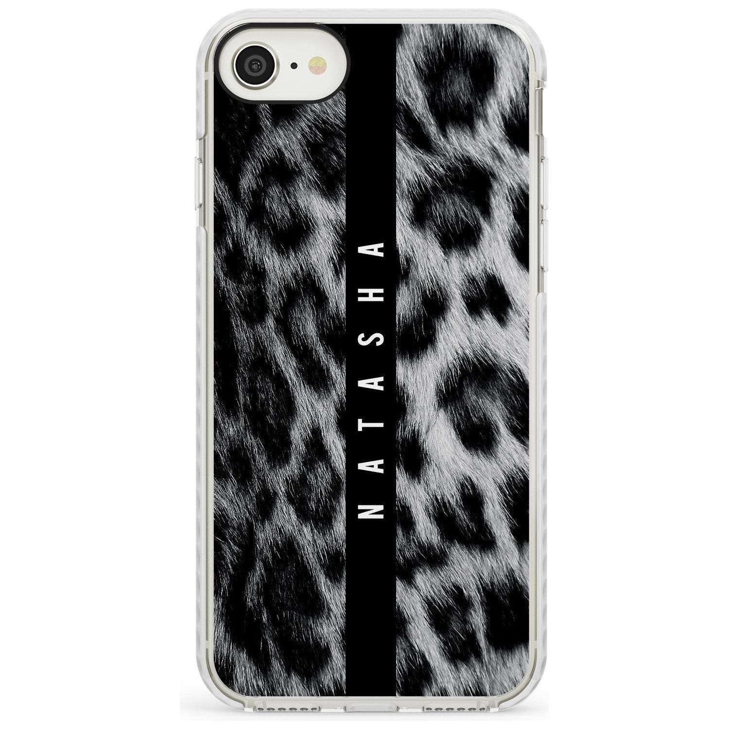 Snow Leopard Print iPhone Case Impact Case Custom Phone Case - Case Warehouse