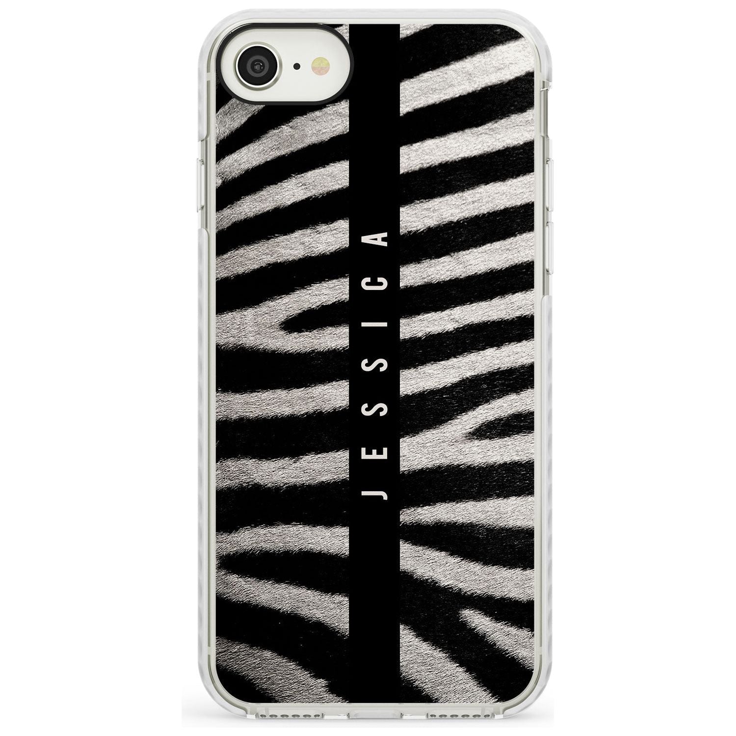 Zebra Print iPhone Case Impact Case Custom Phone Case - Case Warehouse