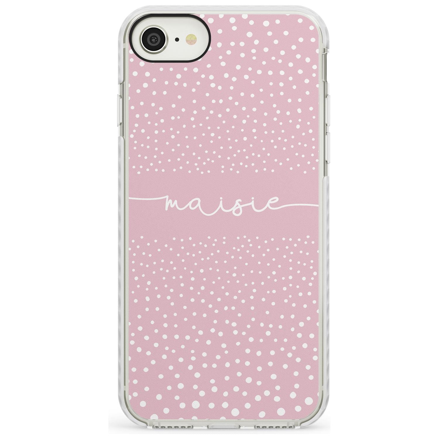 Custom Pink Dots iPhone Case Impact Case Custom Phone Case - Case Warehouse