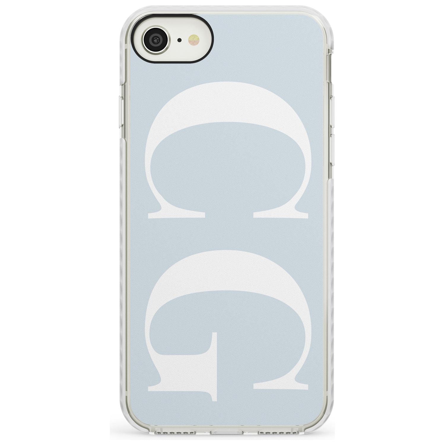 White & Blue Personalised iPhone Case Impact Case Custom Phone Case - Case Warehouse