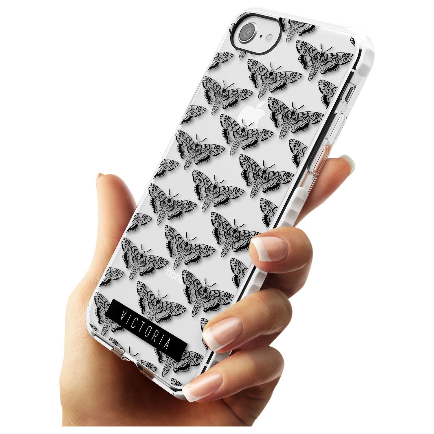 Customised Hawk Moth Pattern iPhone Case Custom Phone Case - Case Warehouse