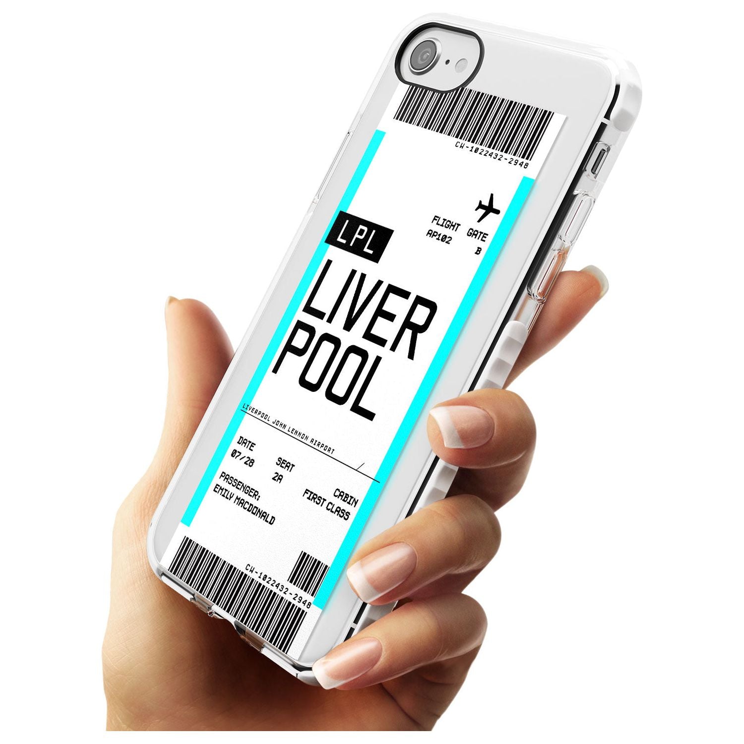 Liverpool Boarding Pass Custom Phone Case - Case Warehouse