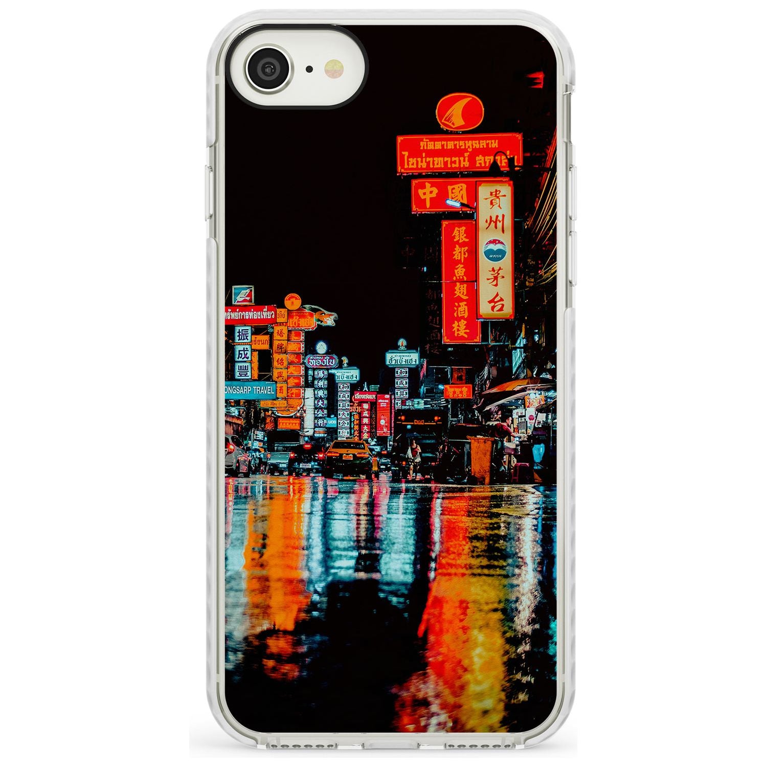 Neon City iPhone Case Impact Case Phone Case - Case Warehouse