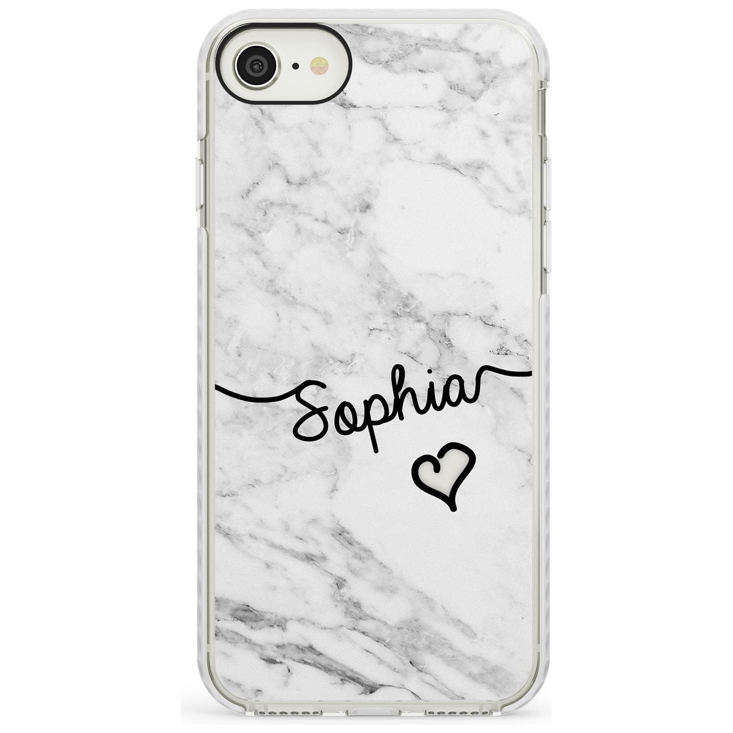 White Marble iPhone Case Impact Case Custom Phone Case - Case Warehouse
