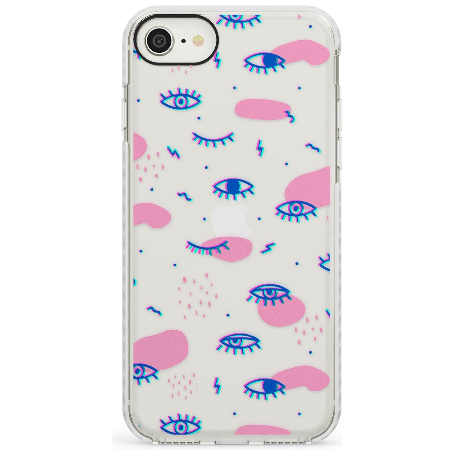 Pink Eye Blotches iPhone Case Impact Case Phone Case - Case Warehouse