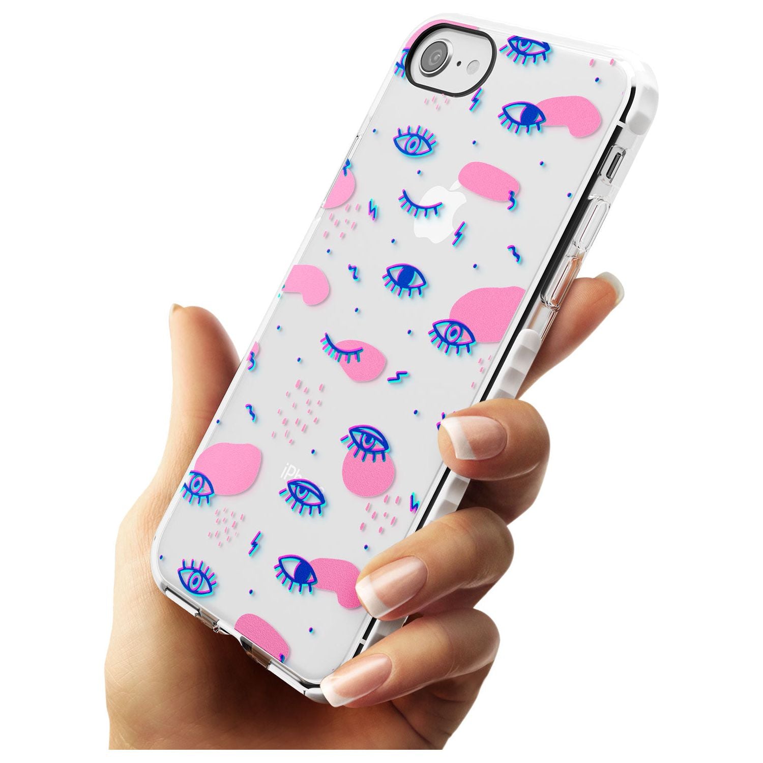 Pink Eye Blotches iPhone Case Phone Case - Case Warehouse