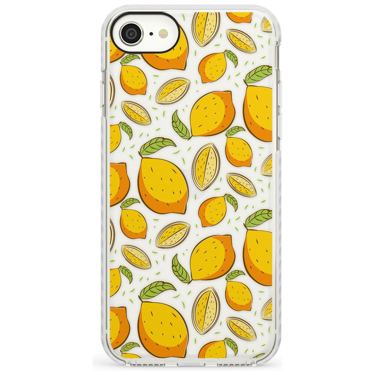Lemon Pattern Impact Phone Case for iPhone SE 8 7 Plus