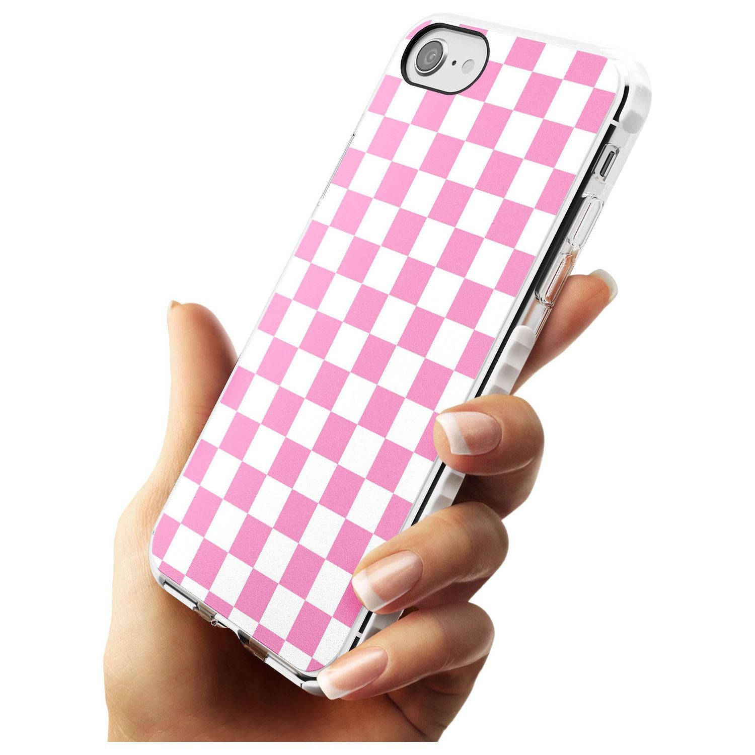 Pink Checkered iPhone Case Phone Case - Case Warehouse