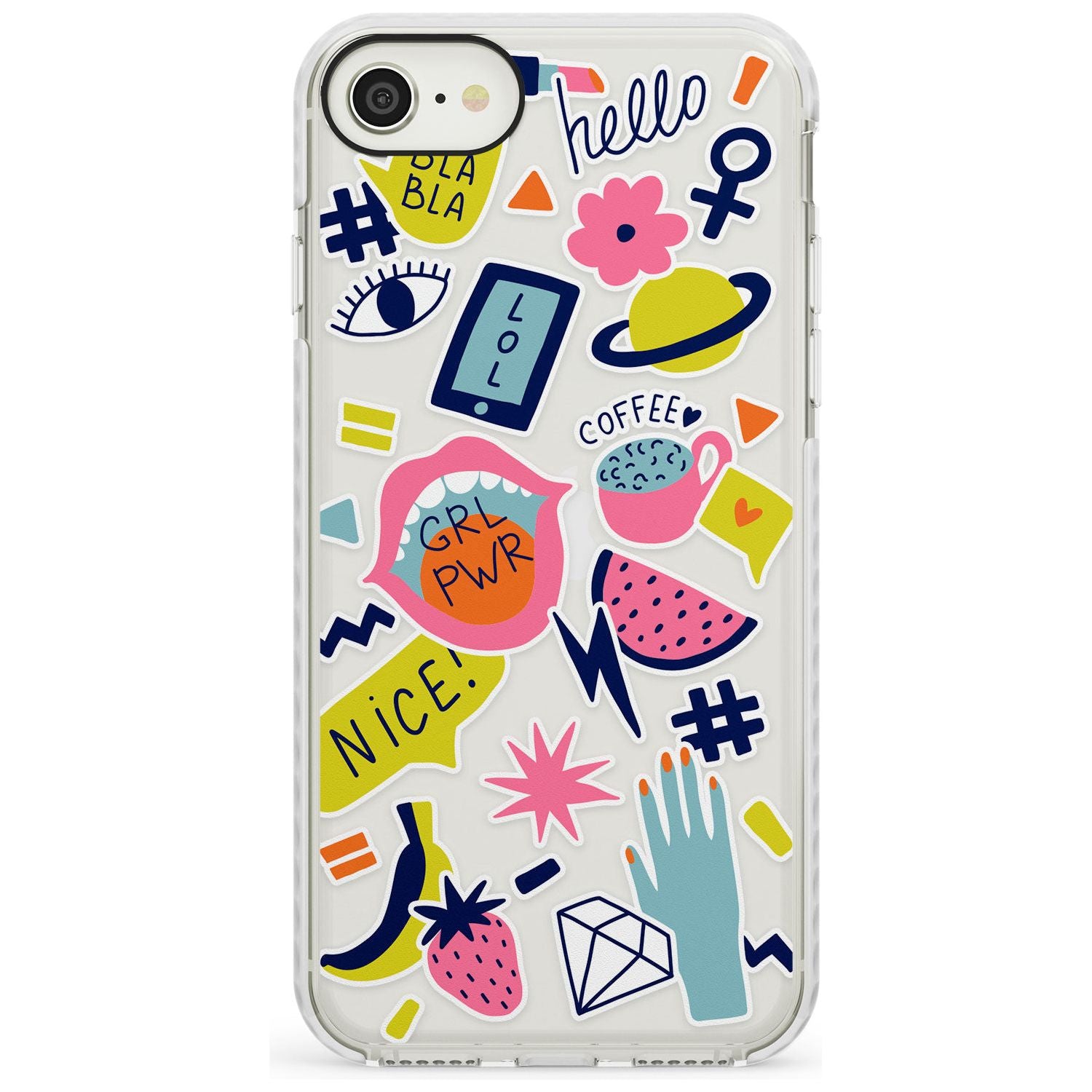 GRL PWR iPhone Case Impact Case Phone Case - Case Warehouse