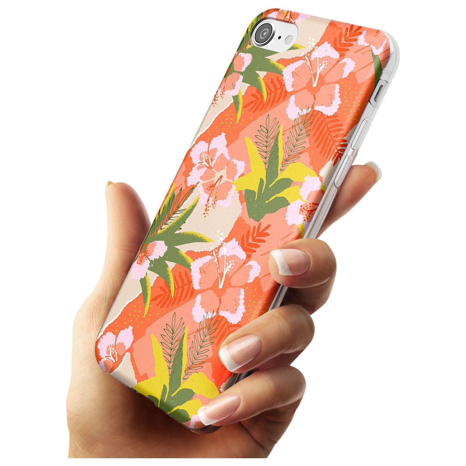Hawaiian Flowers Abstract Pattern iPhone Case Phone Case - Case Warehouse