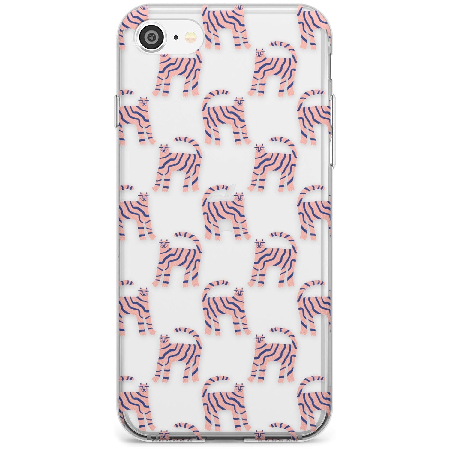 Pink And Blue Cat Pattern