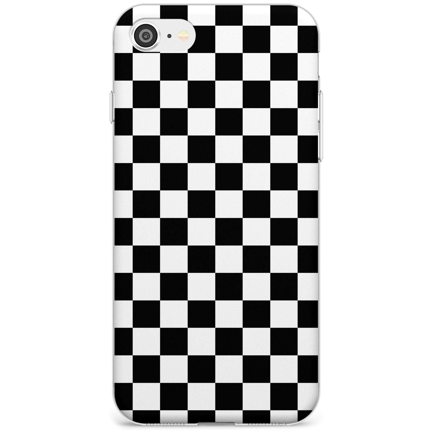 Black Checkered iPhone Case Slim Case Phone Case - Case Warehouse