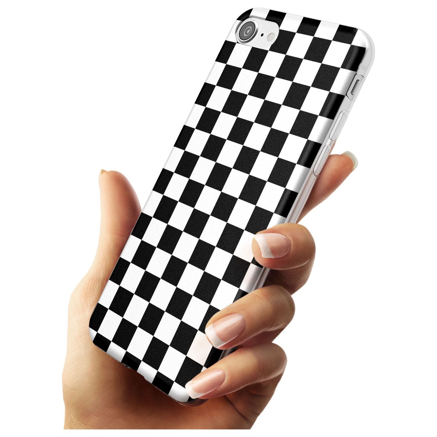 Black Checkered iPhone Case Phone Case - Case Warehouse
