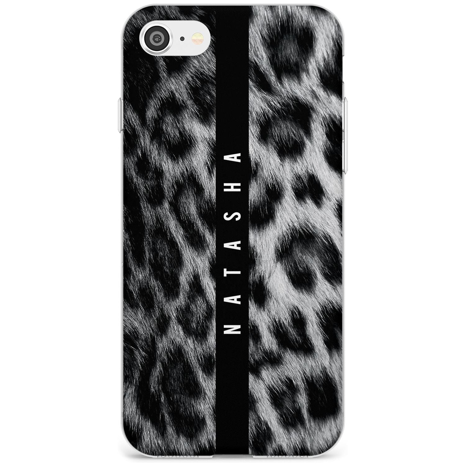Snow Leopard Print iPhone Case Slim Case Custom Phone Case - Case Warehouse