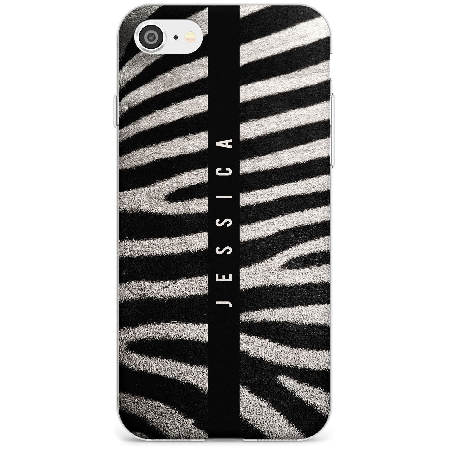 Zebra Print iPhone Case Slim Case Custom Phone Case - Case Warehouse