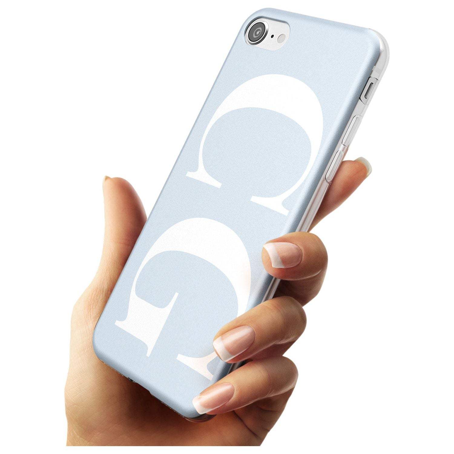 White & Blue Personalised iPhone Case Custom Phone Case - Case Warehouse