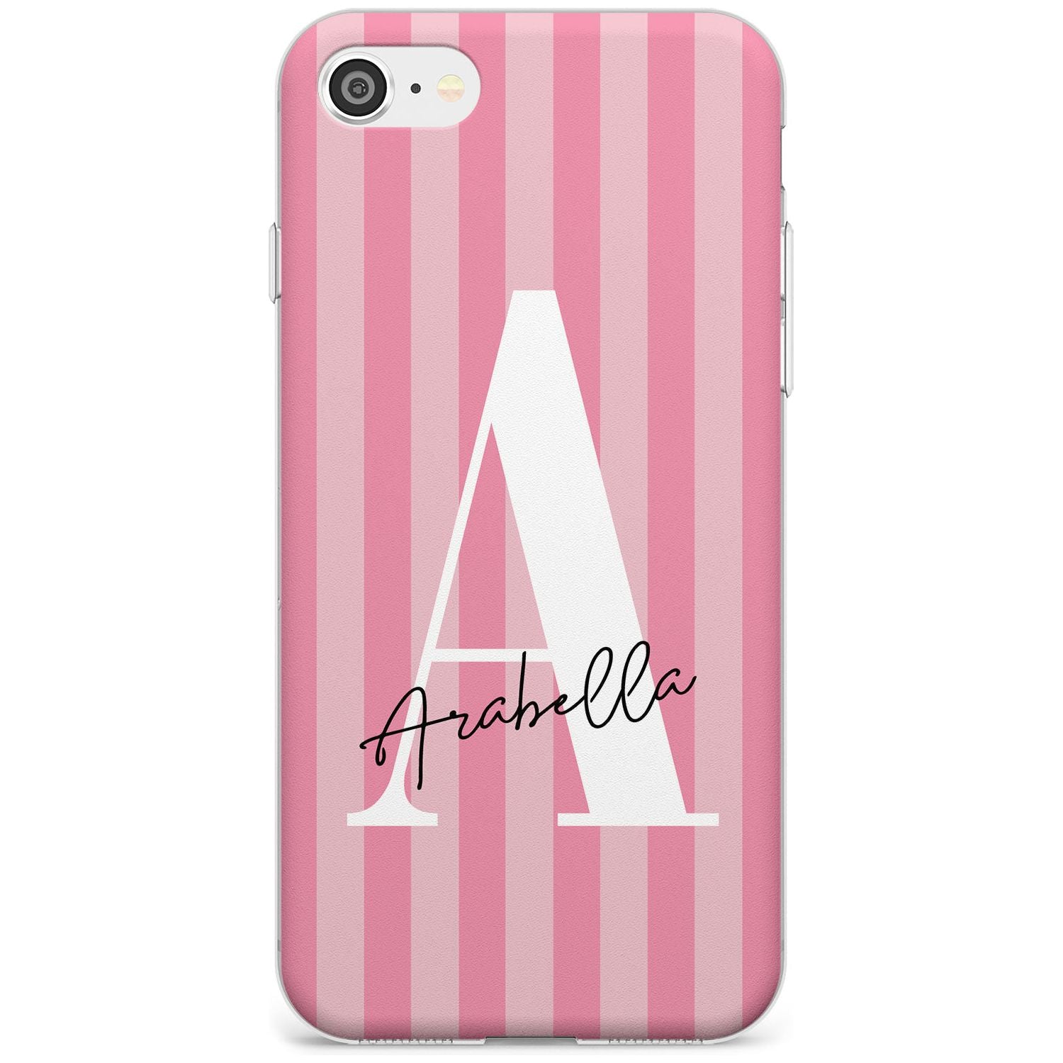 Pink on Pink Stripes iPhone Case Slim Case Custom Phone Case - Case Warehouse