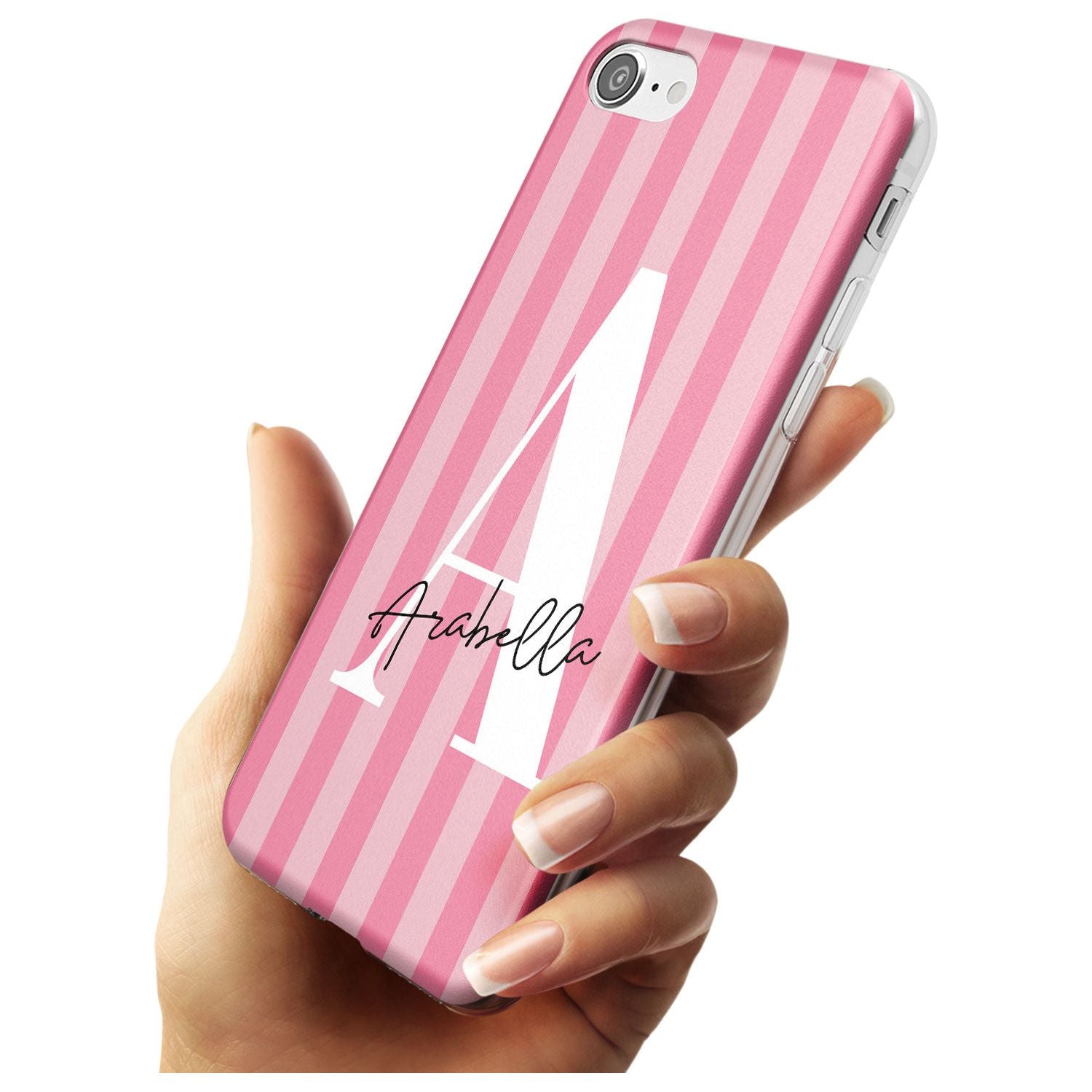 Pink on Pink Stripes iPhone Case Custom Phone Case - Case Warehouse