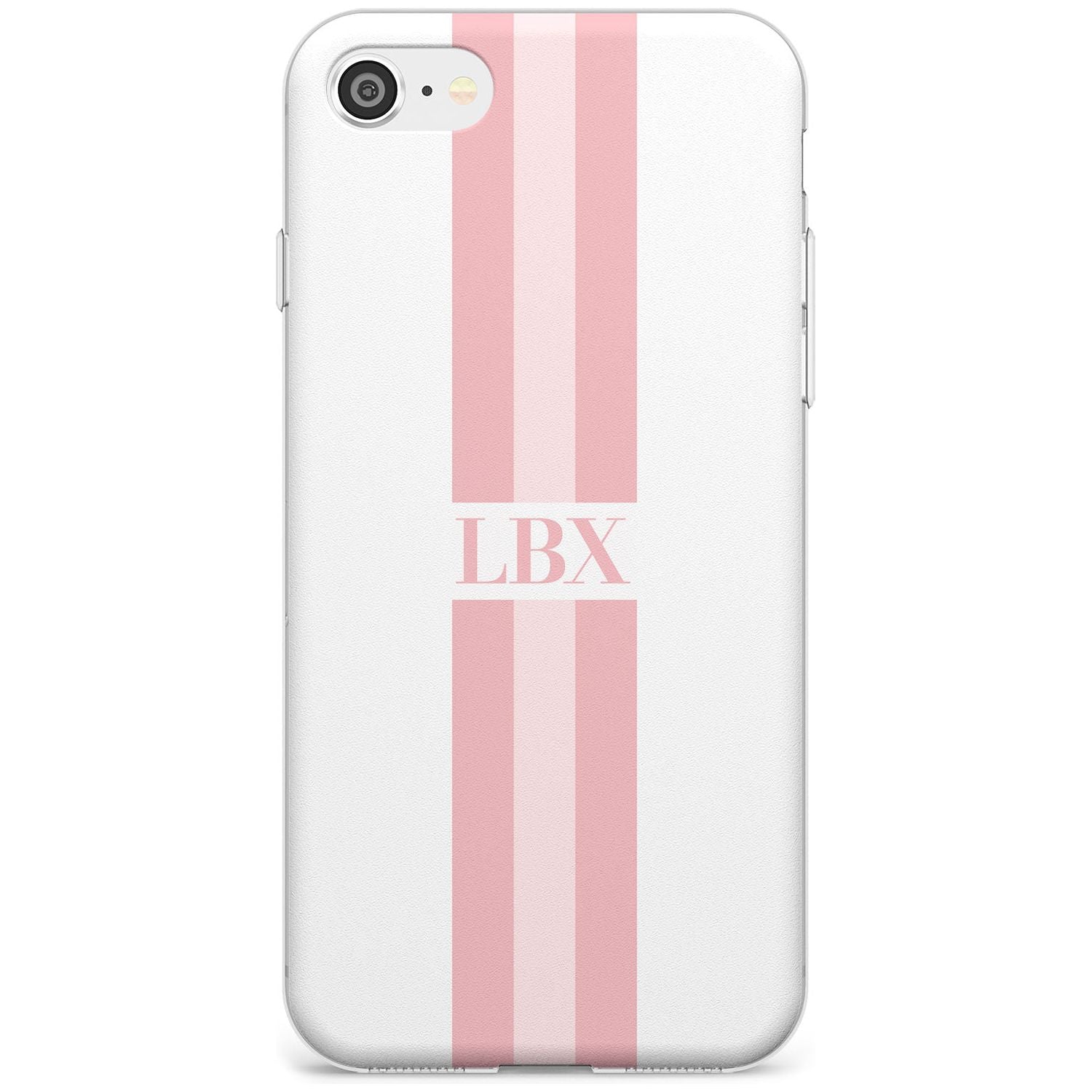 Minimal Pink Stripes iPhone Case Slim Case Custom Phone Case - Case Warehouse