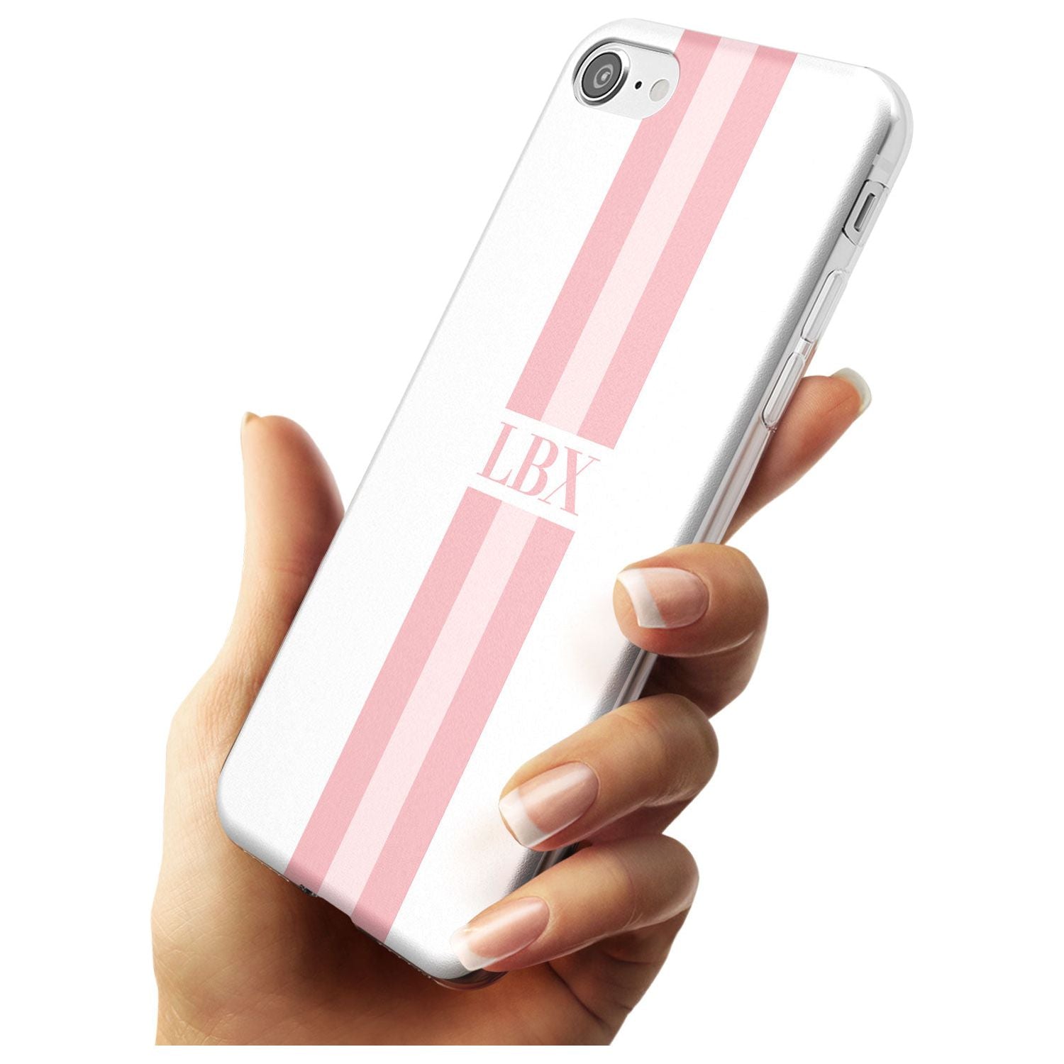 Minimal Pink Stripes iPhone Case Custom Phone Case - Case Warehouse