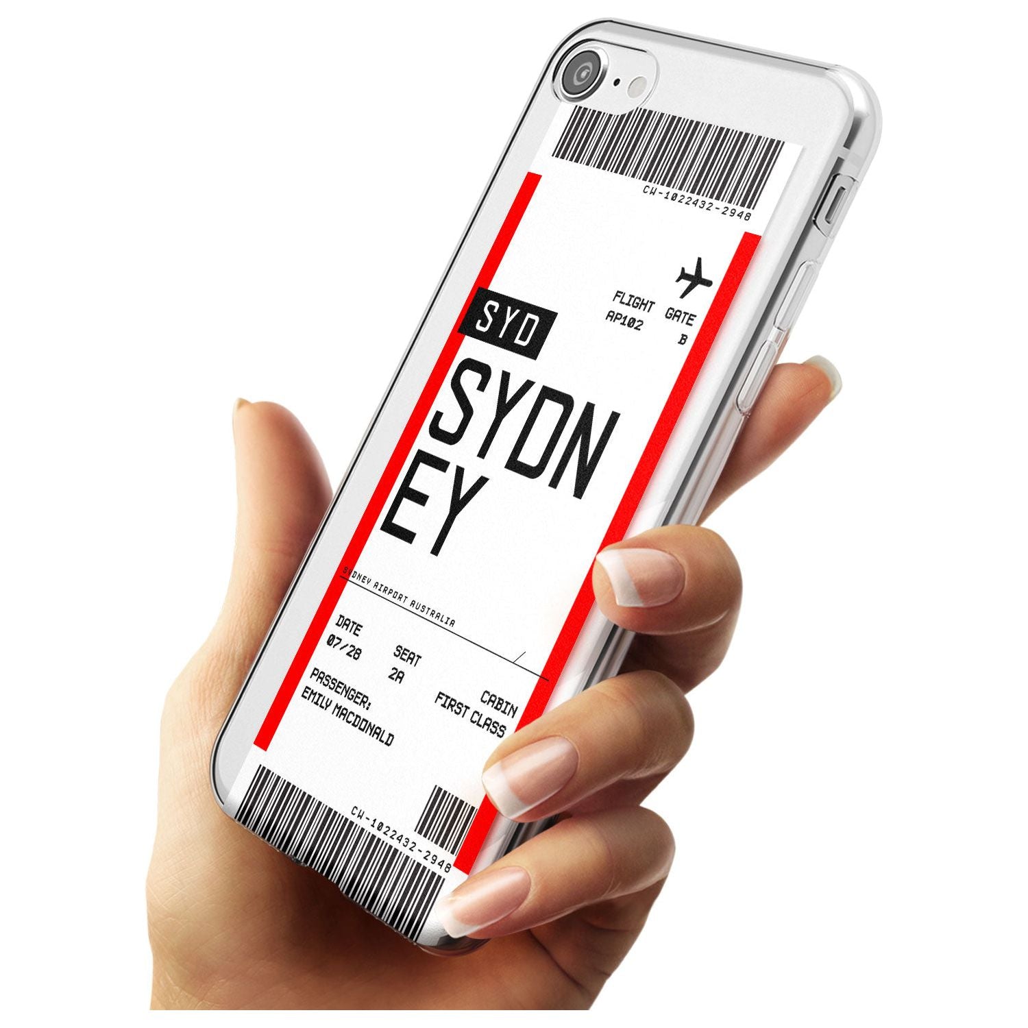 Sydney Boarding Pass iPhone Case Custom Phone Case - Case Warehouse