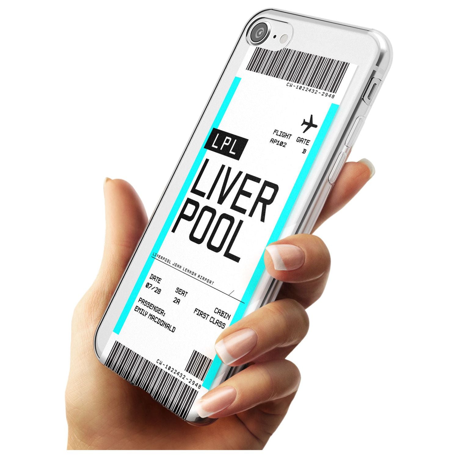 Liverpool Boarding Pass Custom Phone Case - Case Warehouse
