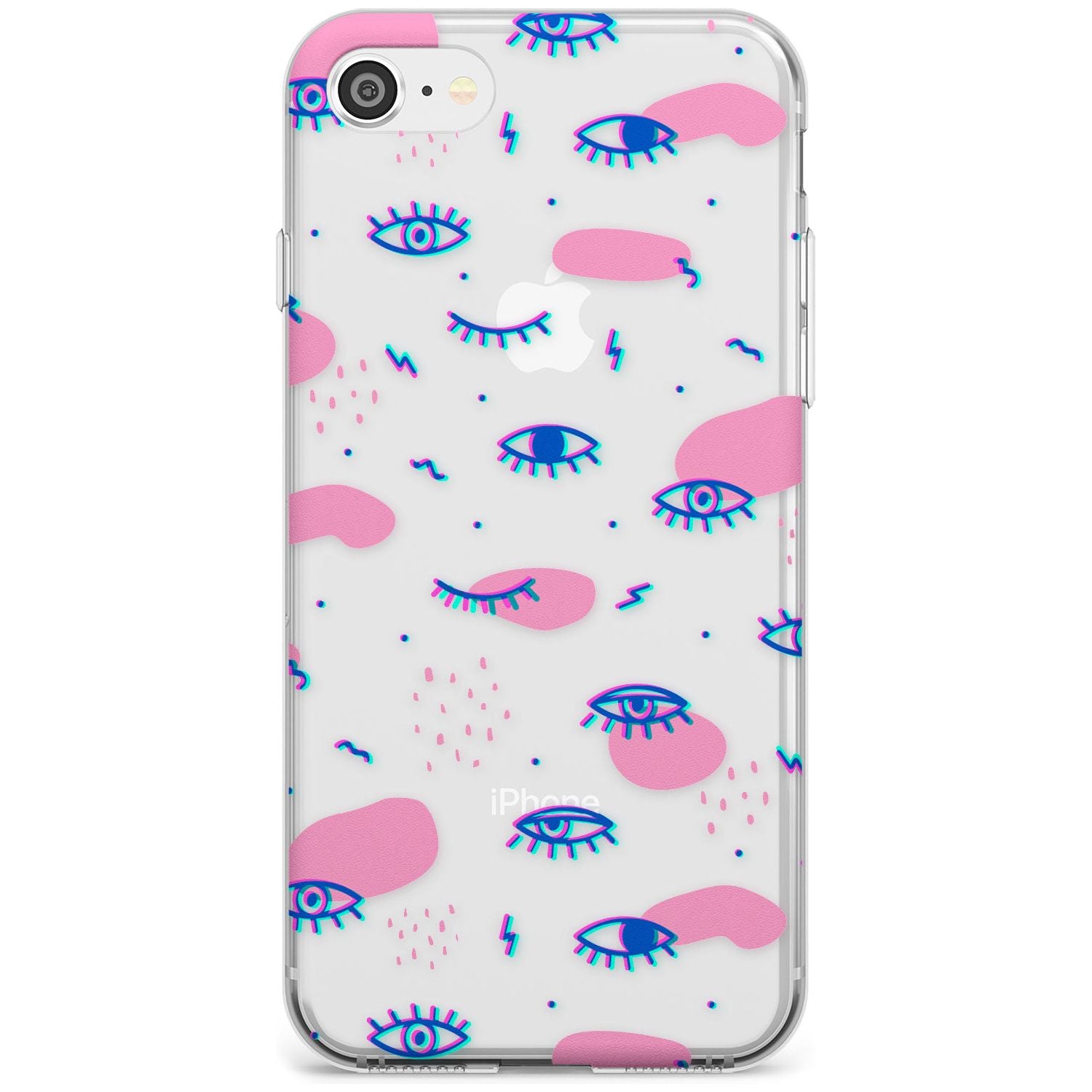 Pink Eye Blotches iPhone Case Slim Case Phone Case - Case Warehouse