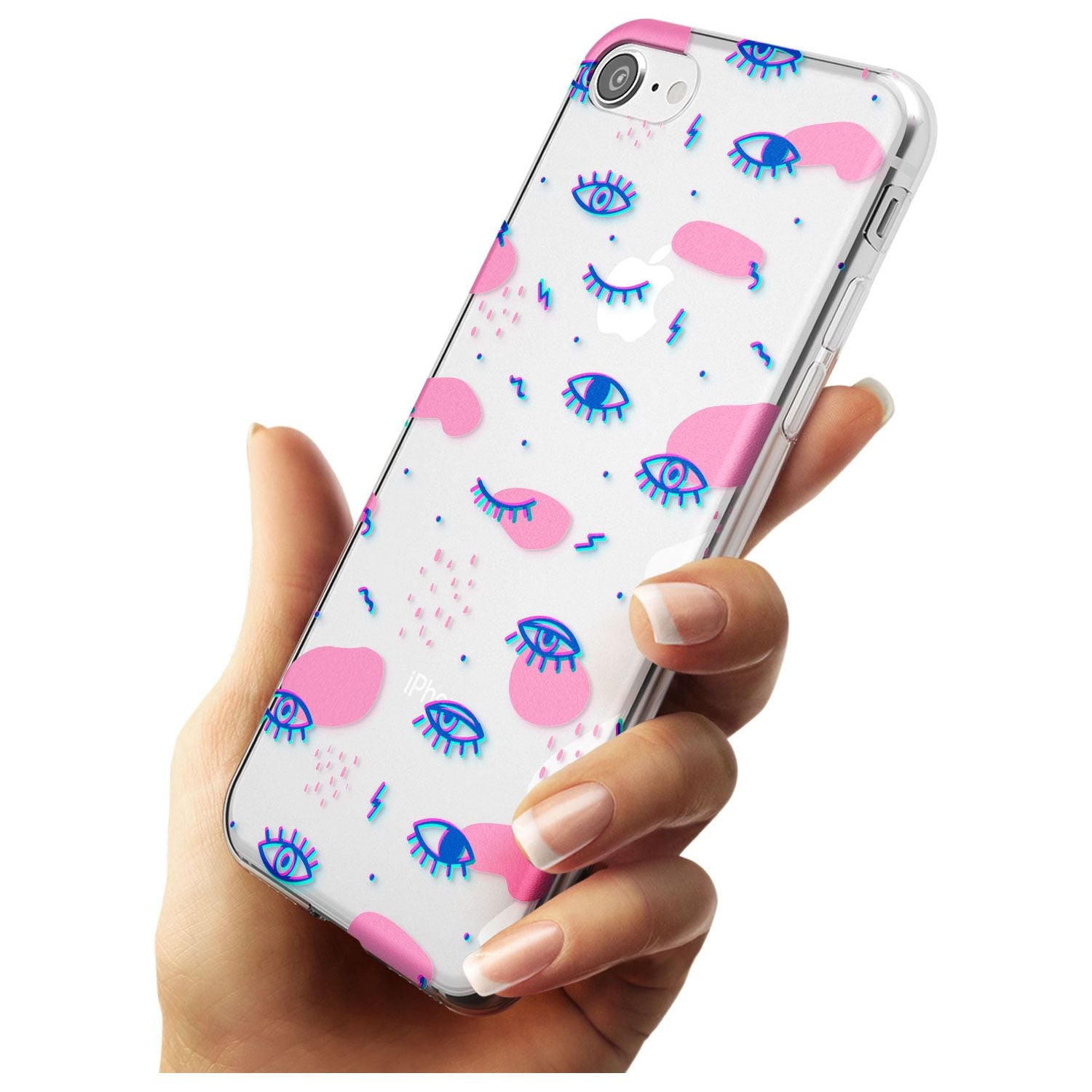 Pink Eye Blotches iPhone Case Phone Case - Case Warehouse