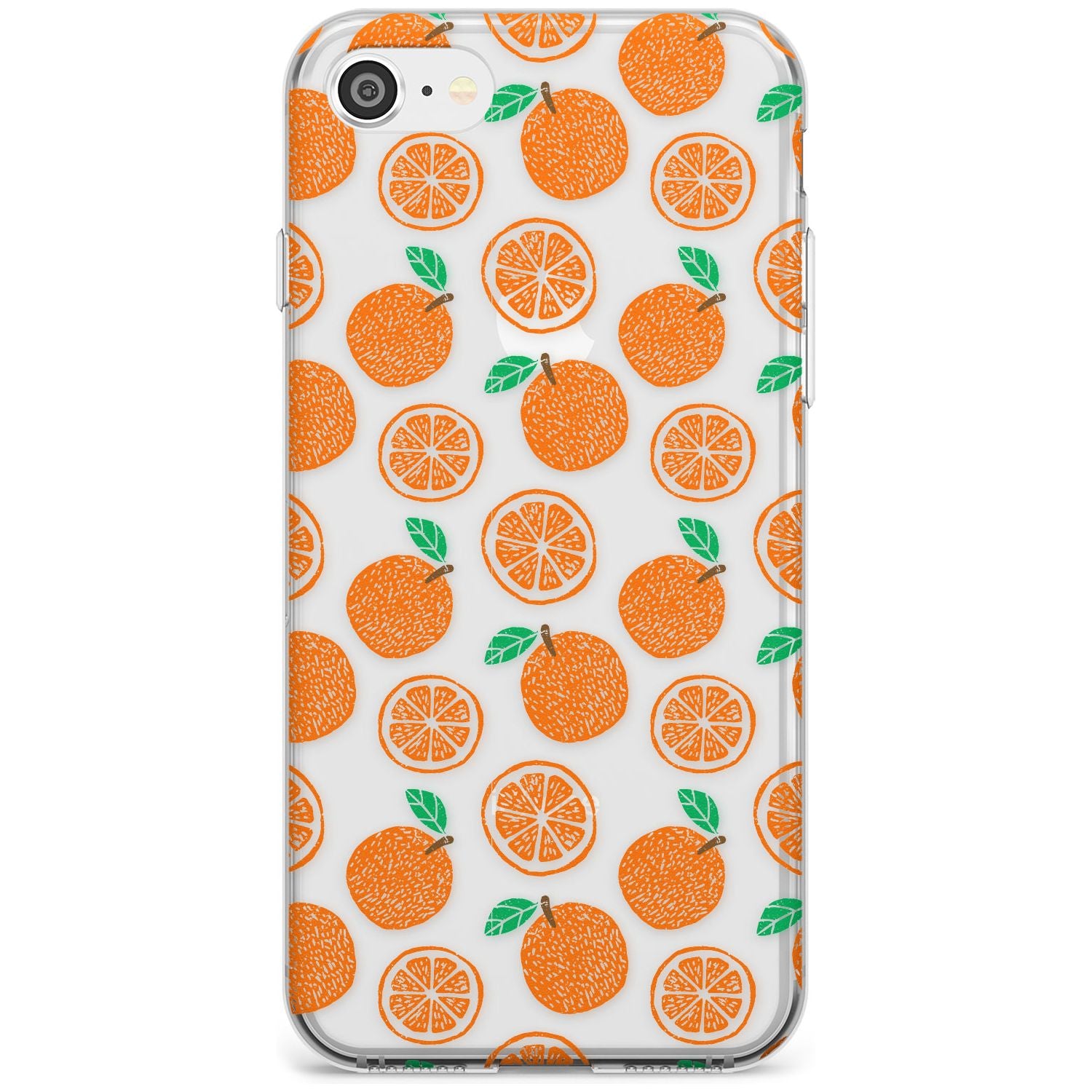 Orange Pattern iPhone Case Slim Case Phone Case - Case Warehouse