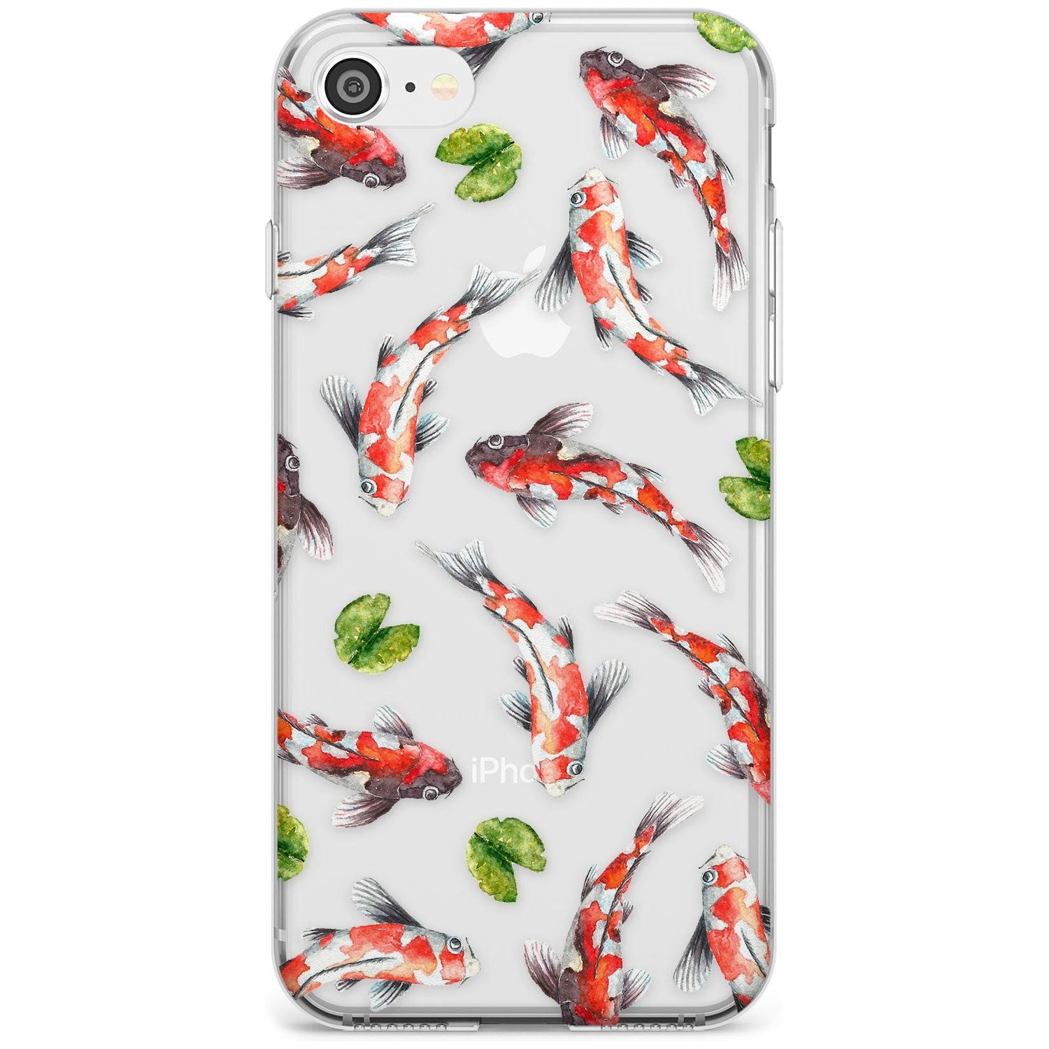 Koi Fish Japanese Watercolour iPhone Case Slim Case Phone Case - Case Warehouse