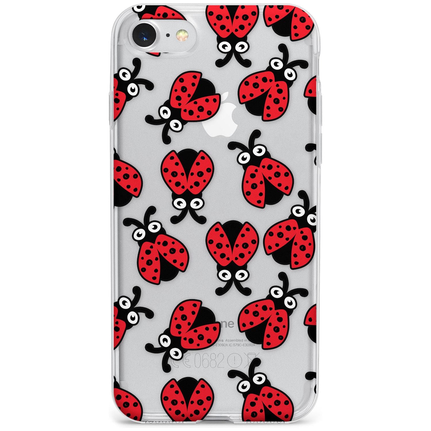 Ladybug Pattern Phone Case for iPhone SE