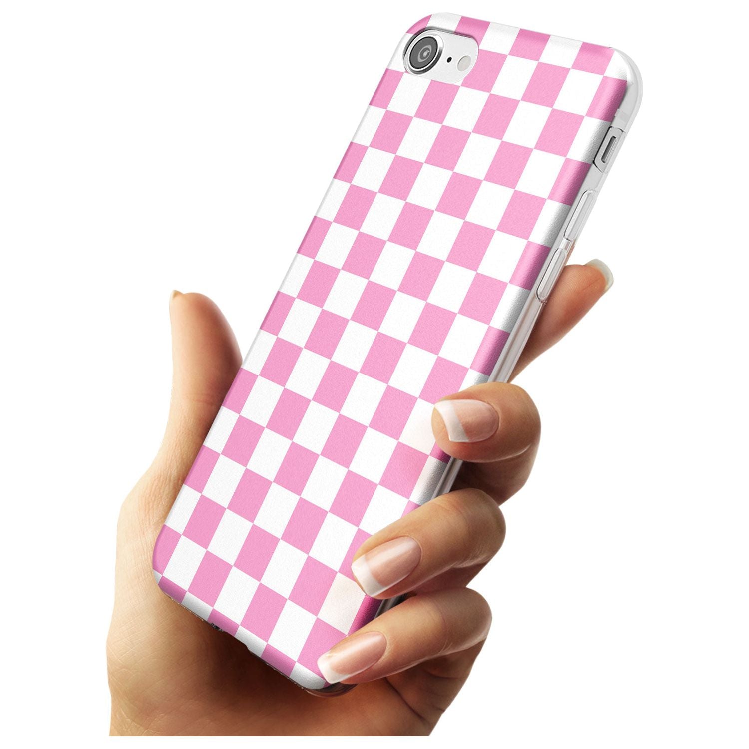Pink Checkered iPhone Case Phone Case - Case Warehouse