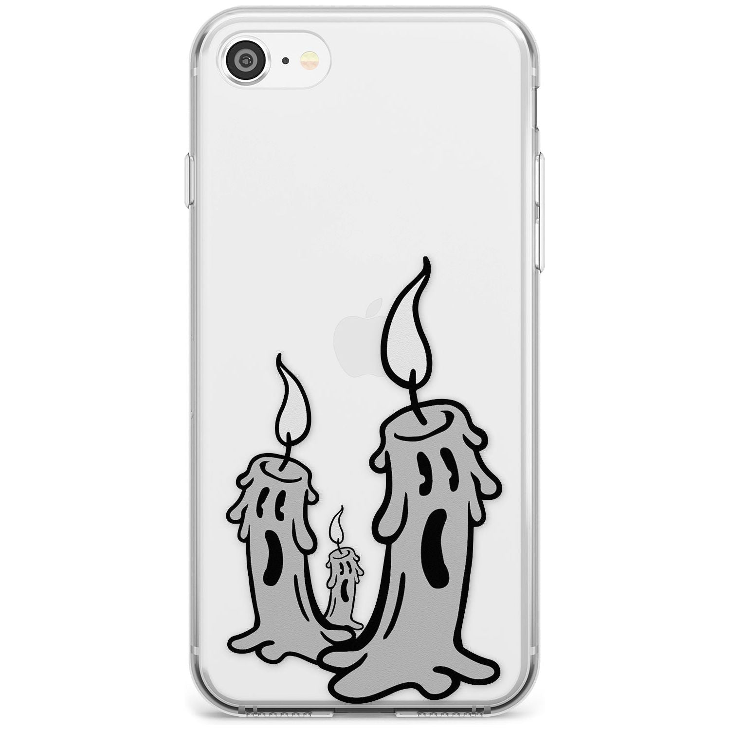 Candle Lit Slim TPU Phone Case for iPhone SE 8 7 Plus