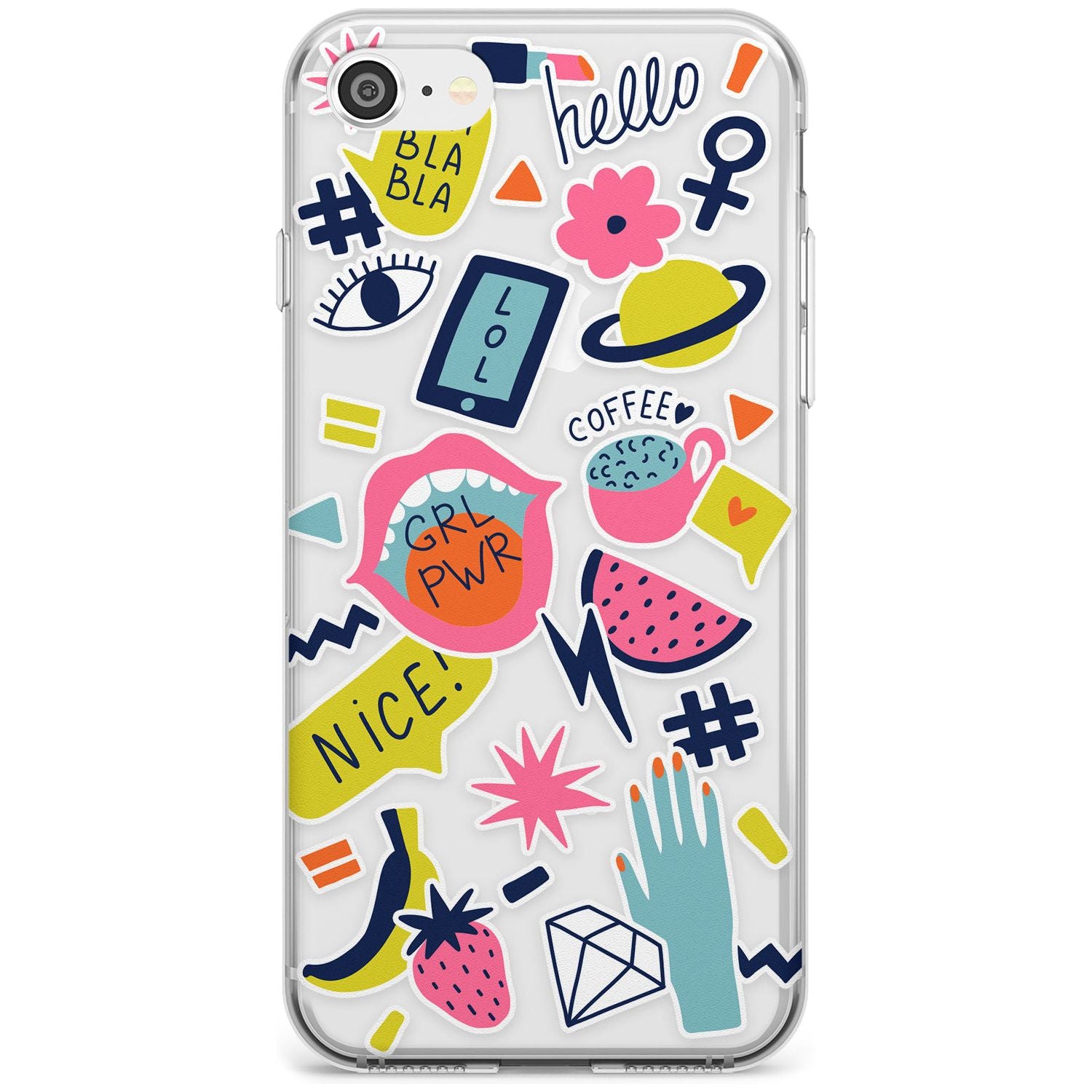 GRL PWR iPhone Case Slim Case Phone Case - Case Warehouse