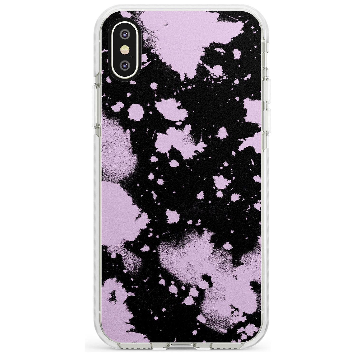 Pink & Black Acid Wash Tie-Dye iPhone Case Impact Case Phone Case - Case Warehouse