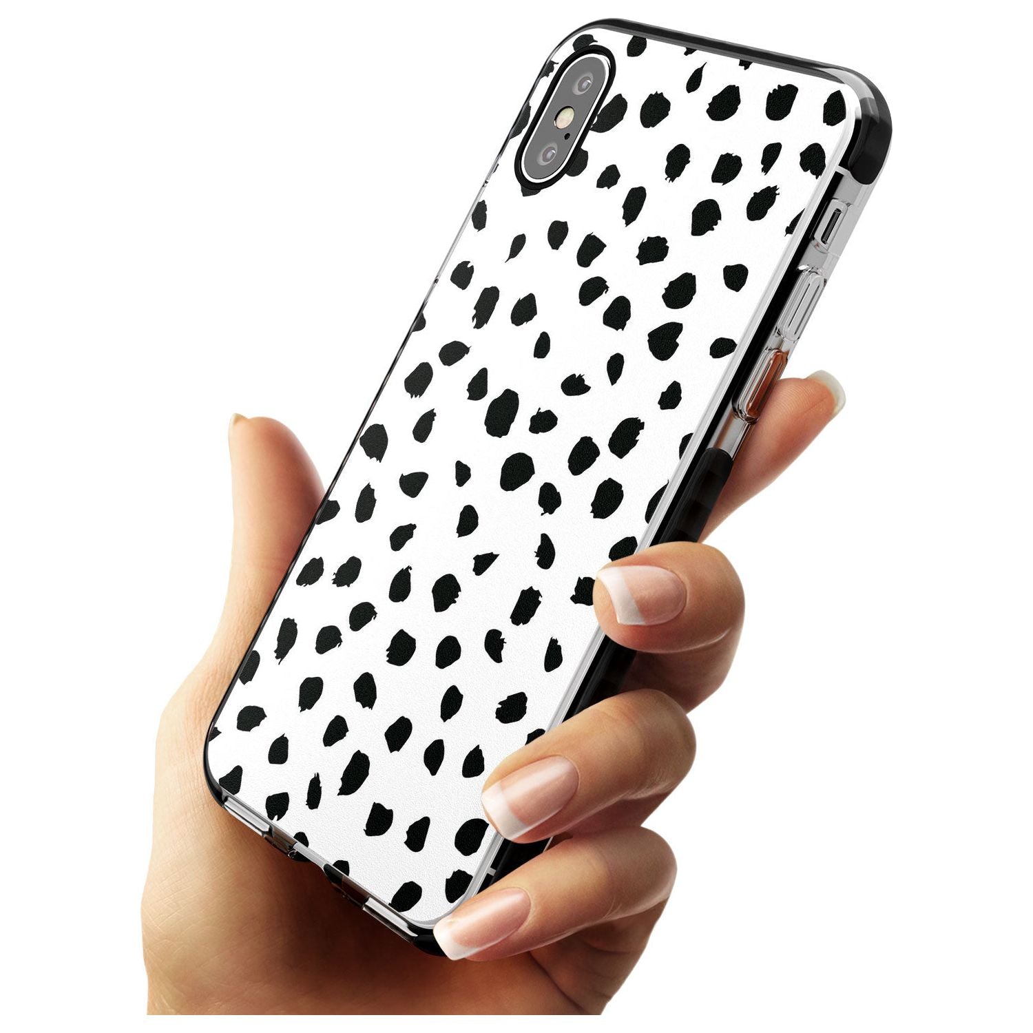 Dalmatian Print Pink Fade Impact Phone Case for iPhone X XS Max XR