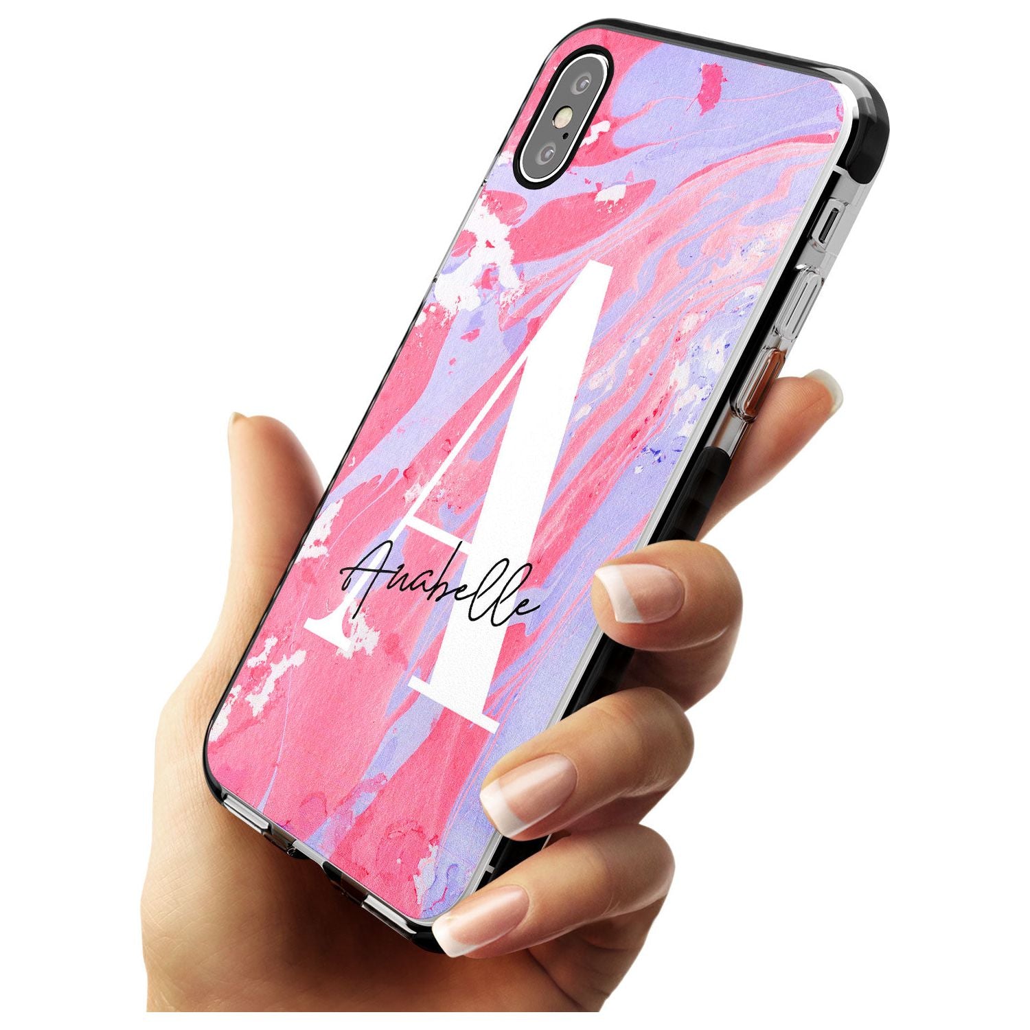 Pink & Purple - Custom Marble iPhone Case Custom Phone Case - Case Warehouse