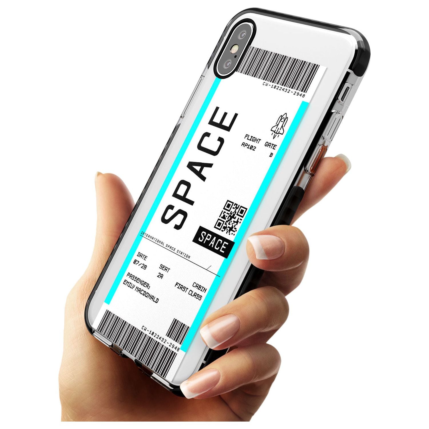 Space Custom Space Travel Ticket iPhone Case Custom Phone Case - Case Warehouse