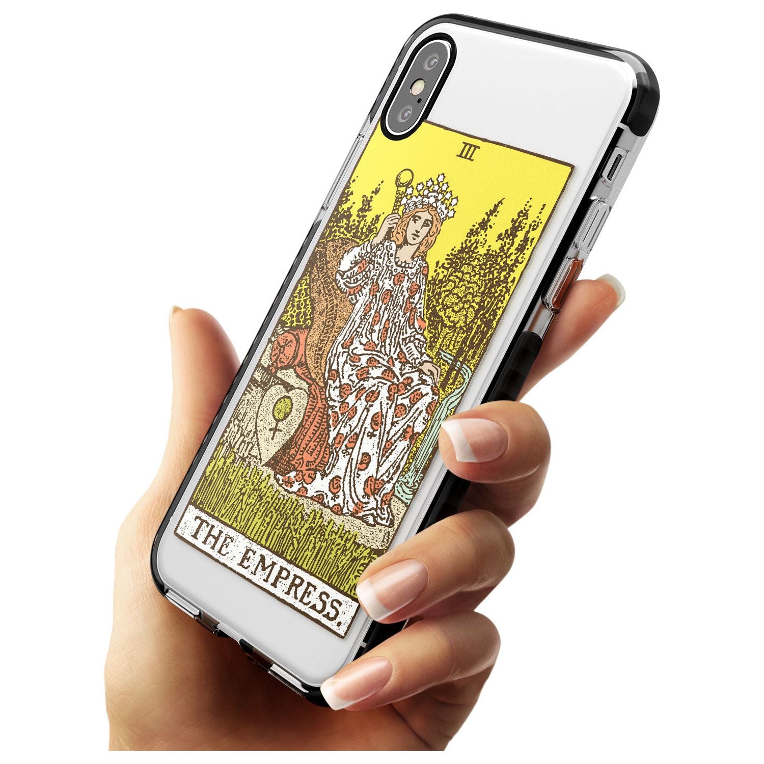 The Empress Tarot Card - Colour Pink Fade Impact Phone Case for iPhone X XS Max XR