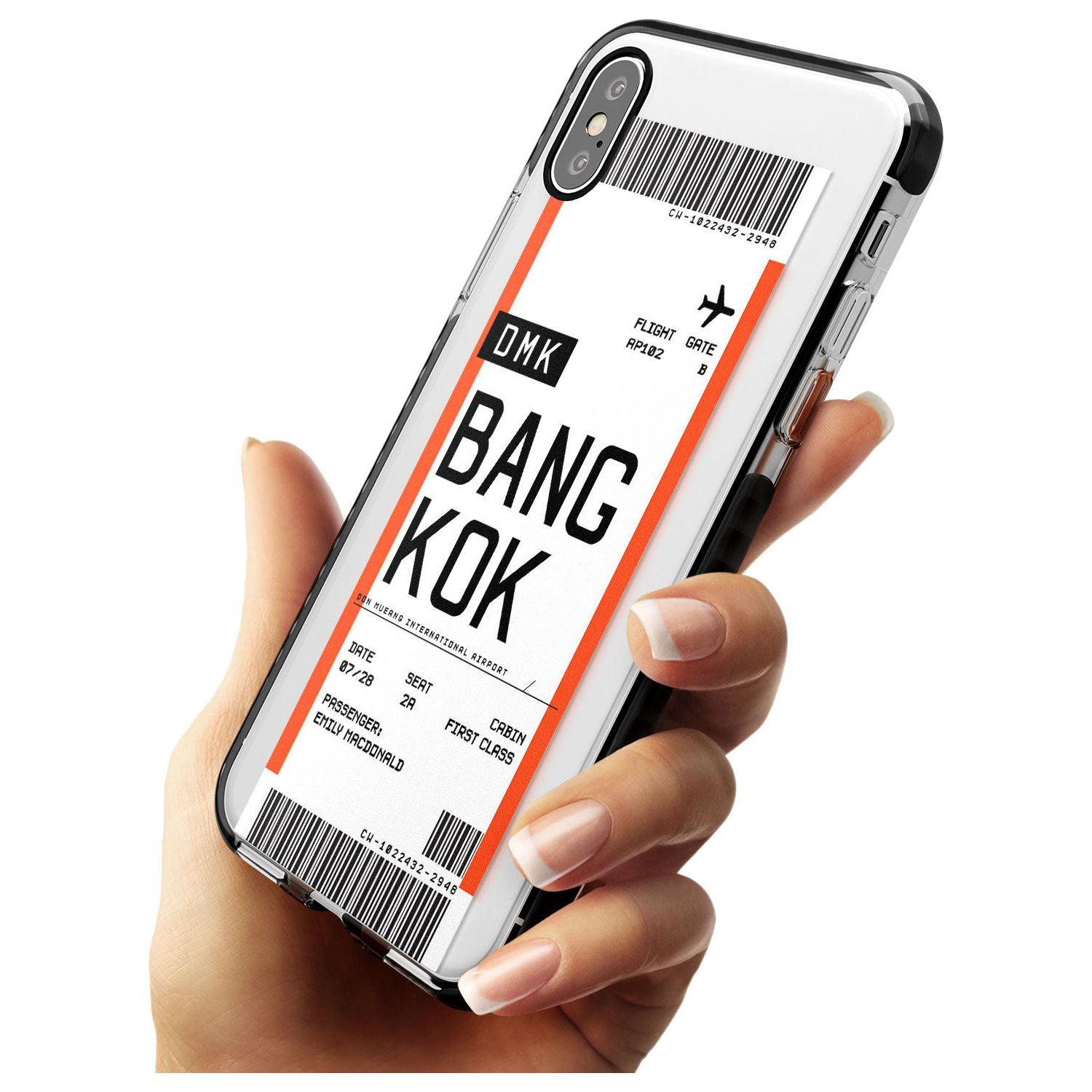 Bangkok Boarding Pass iPhone Case Custom Phone Case - Case Warehouse